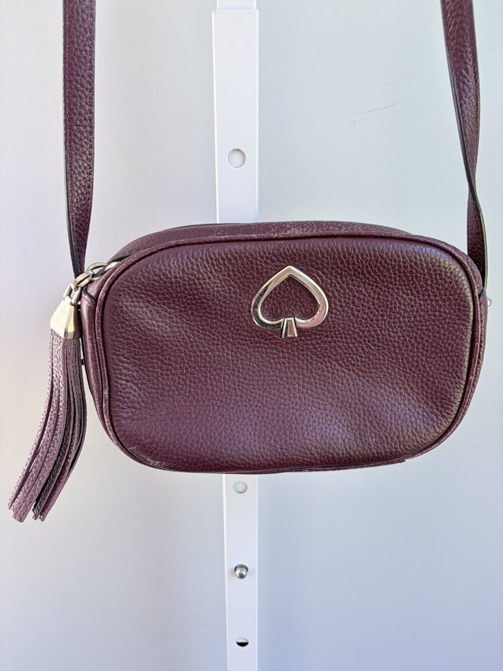 kate spade Leather Crossbody Bag Red Size OS